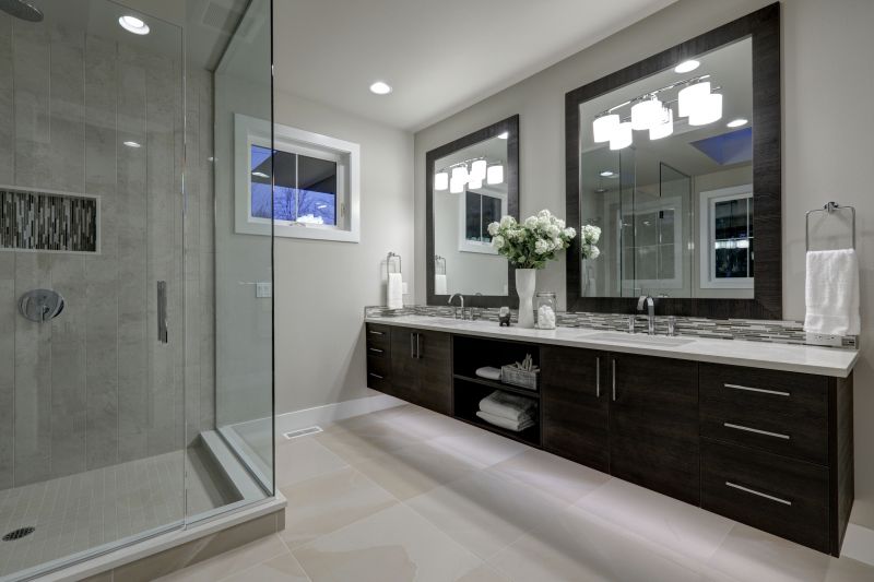 Spacious Master Bathroom with Double Vanities