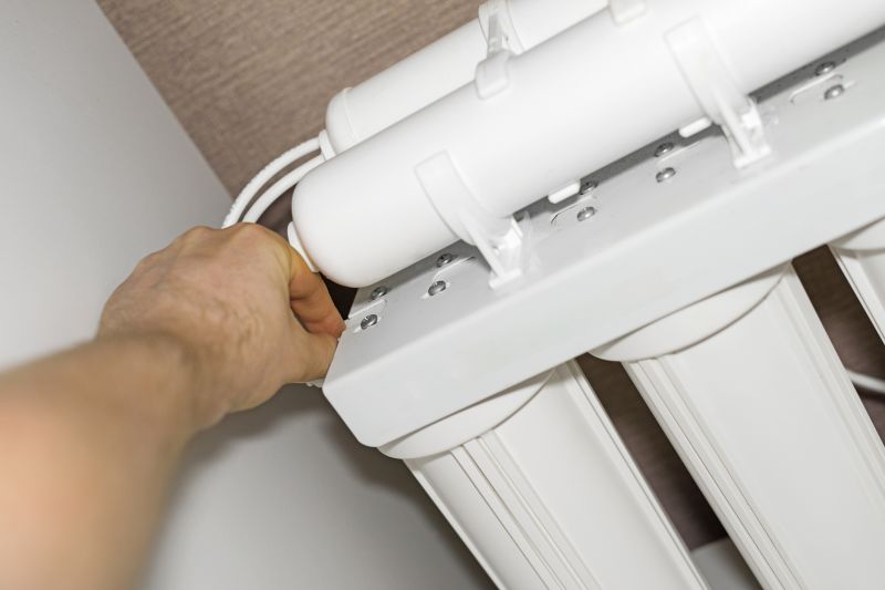 Water Softener System Close-up